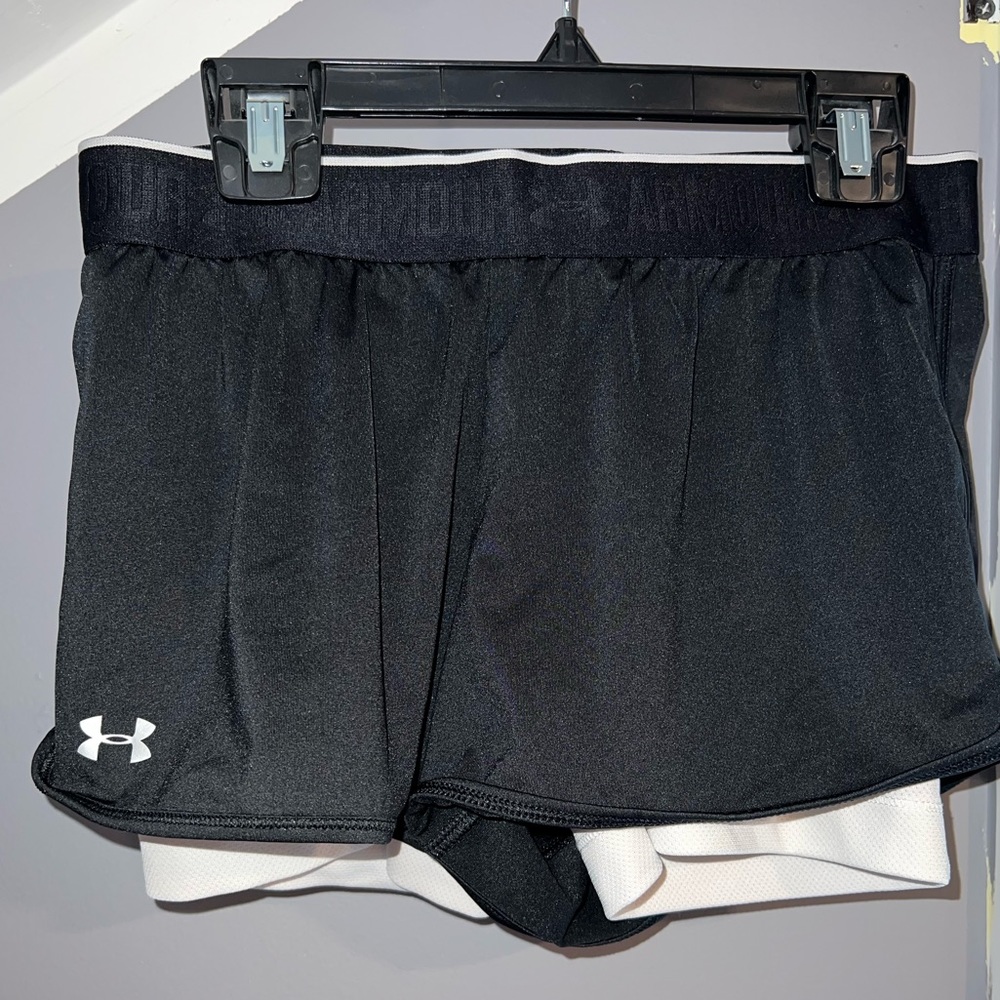 Black Under Armor Shorts with Spandex